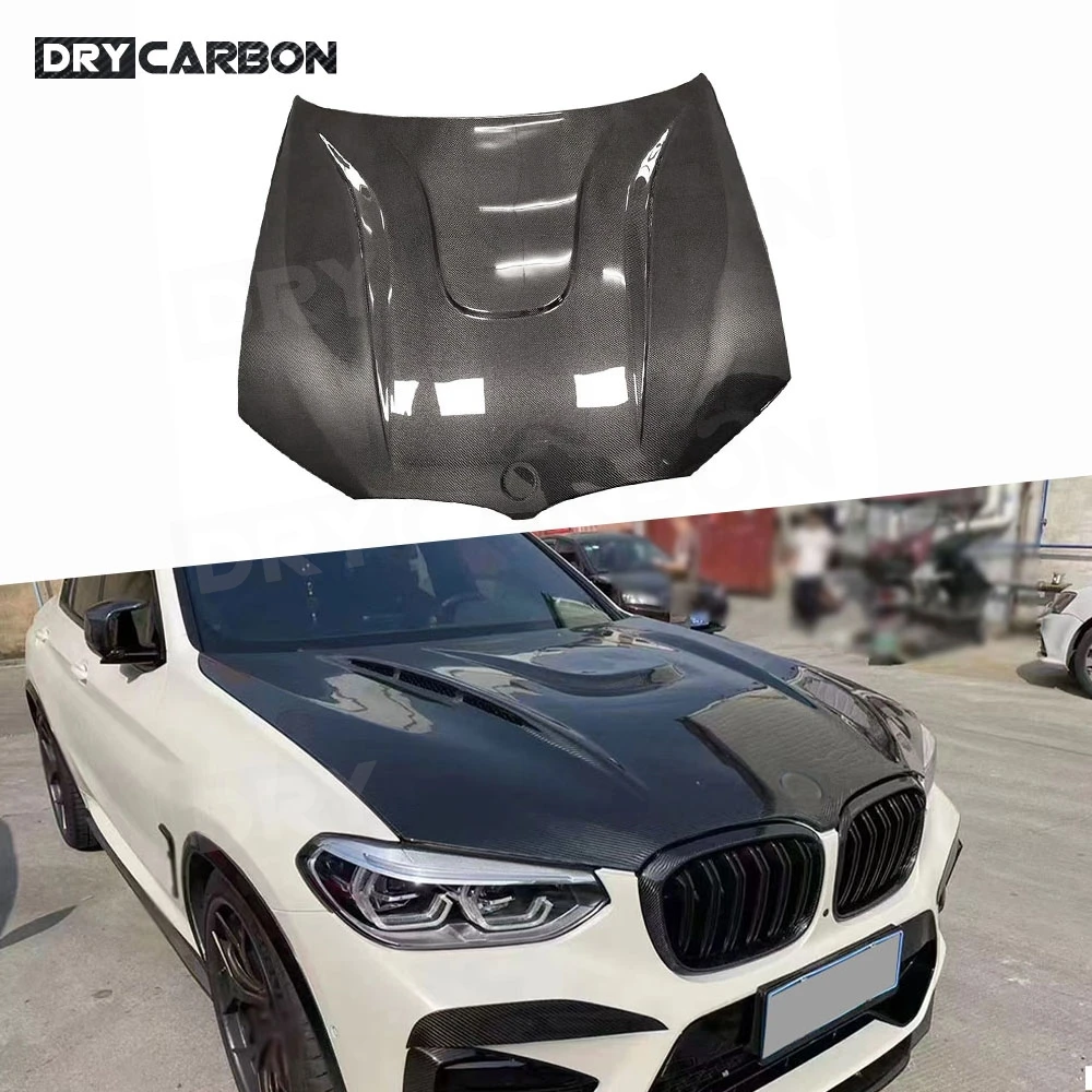 

Для BMW X3 G01 X4 G02 F97 X3M F98 X4M 2019 + углеродное волокно, передний бампер, капот двигателя, Крышка вентиляционного отверстия, FRP, комплекты кузова автомобиля, аксессуары