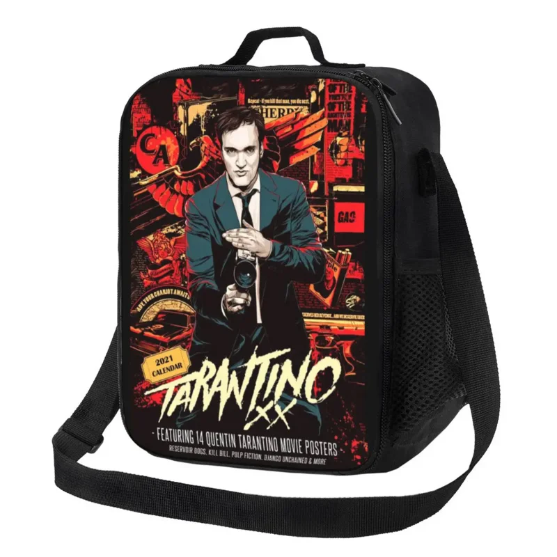 

Quentin Tarantino Film Thermal Insulated Bags Women Portable Lunch Container for School Storage Bento Food Box