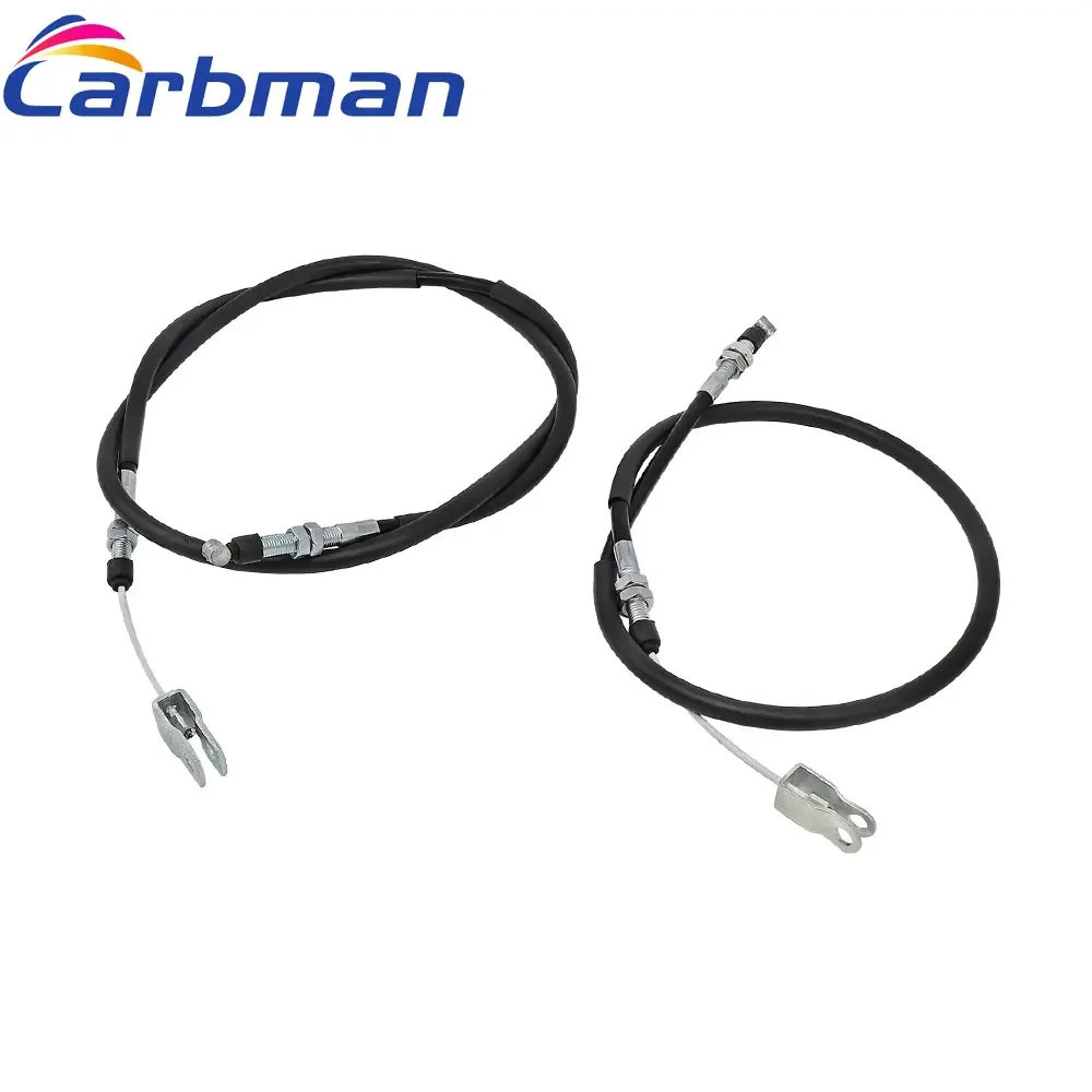 Set Cavi Freno Posteriore Sinistro E Destro Carbman Cavi Di Parcheggio Per Kawasaki 2500 2510 2520 3000 3010 3020 4000 4010 Muli