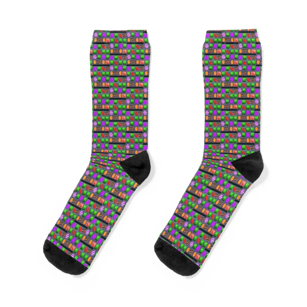 

Candy Combo Candy Crush Socks happy hiphop Socks Women Men's