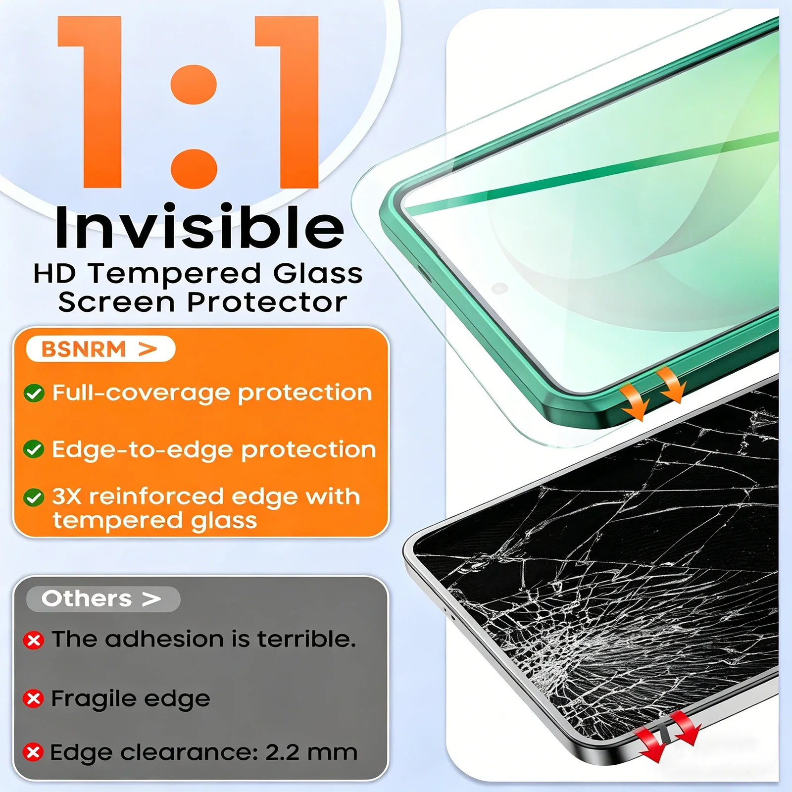 Green RFID Blocking Shockproof Phone Case with Camera Protection