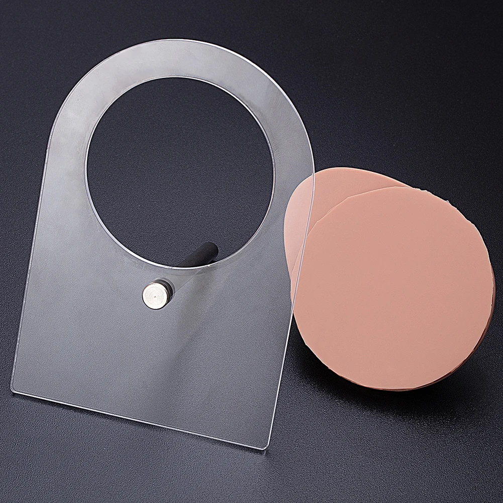Silicone Human Mouth Nose Ear Tongue Model Simulation Face Model Display Stand Piercing Jewelry Display Teaching Tool 1pc silicone face model