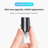 100W/200W QC3.0 PD Mini Car Charger 12-24V Lighter Fast Charging Car USB Type C Charger for Xiaomi Samsung Huawei iPhone Power 5