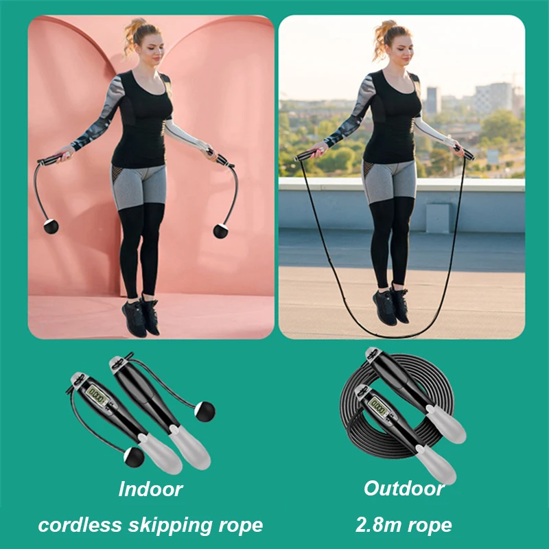Cordless indoor 2024 jump rope