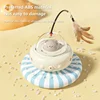 Intelligent Cat Toy Red Dot Laser with Rainbow Light Obstacle Avoidance USB Charging Automatic Standby Bionic Cat Teaser 4