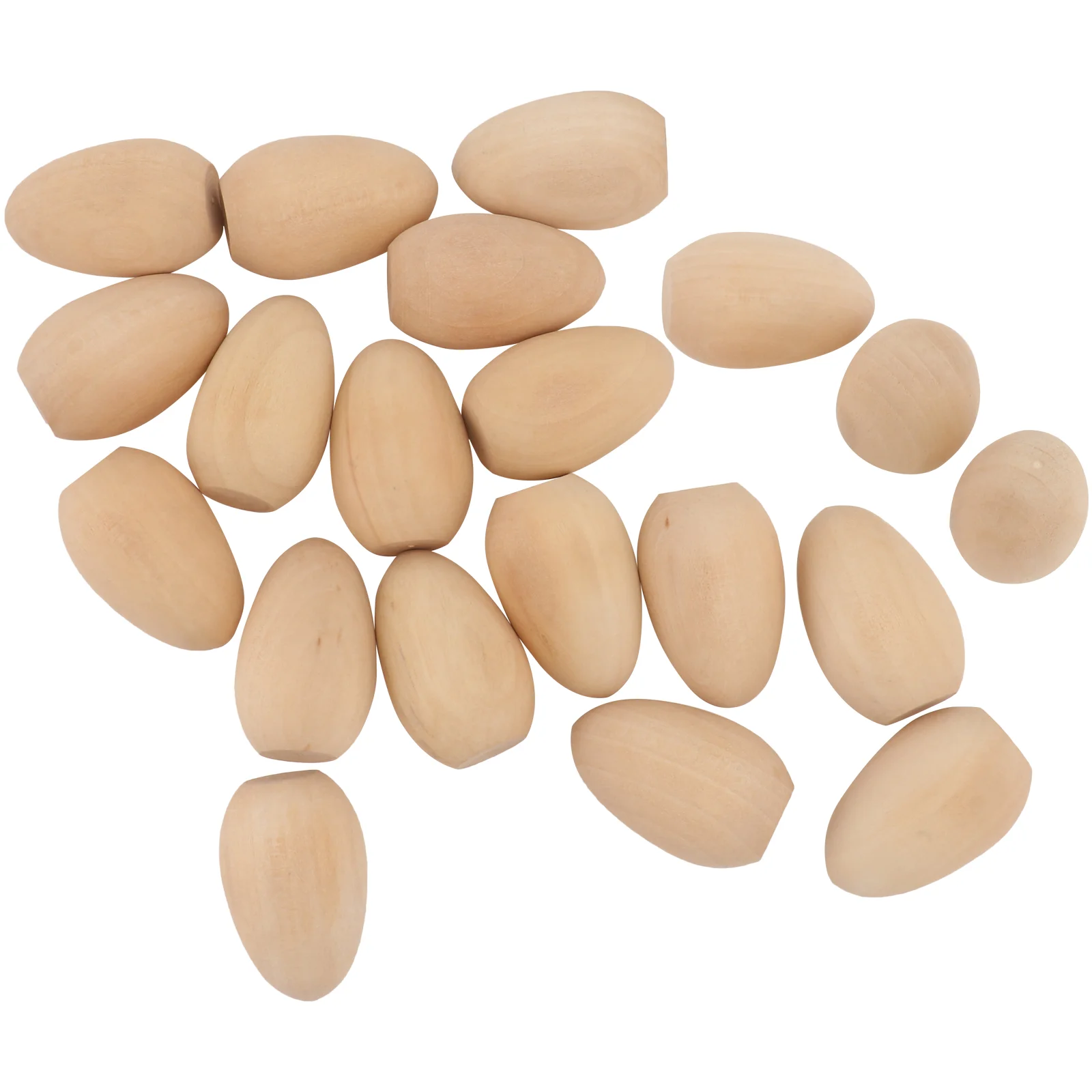 

Unfinished Wood Eggs Smooth Standable Wooden Easter Eggs Paint Flat Bottom Wooden Easter Craft Eggs Easter Spring