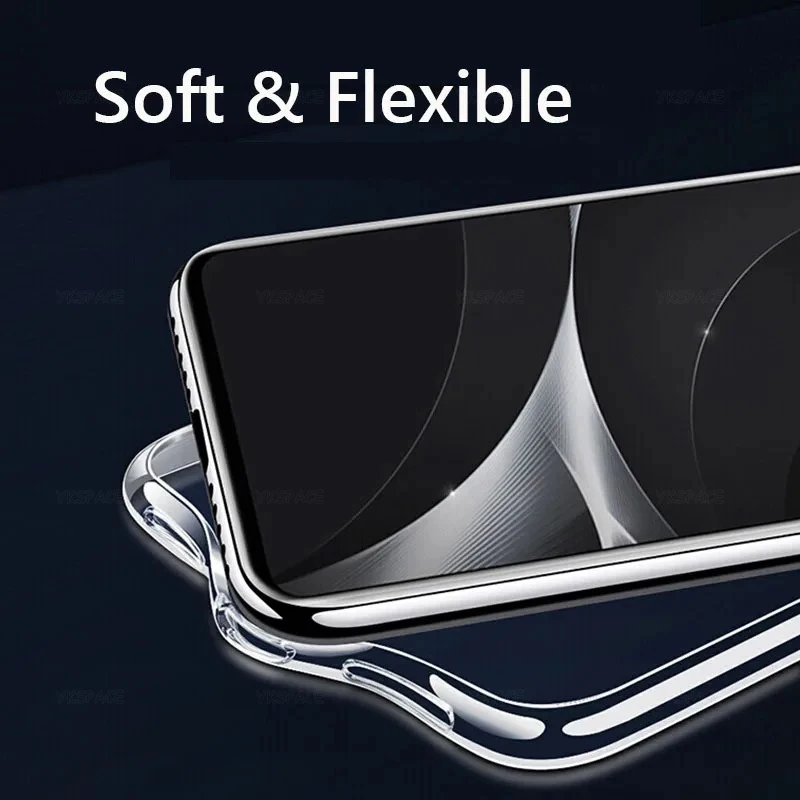 Ultra Thin Transparent Silicone Phone Case - Soft TPU Cover