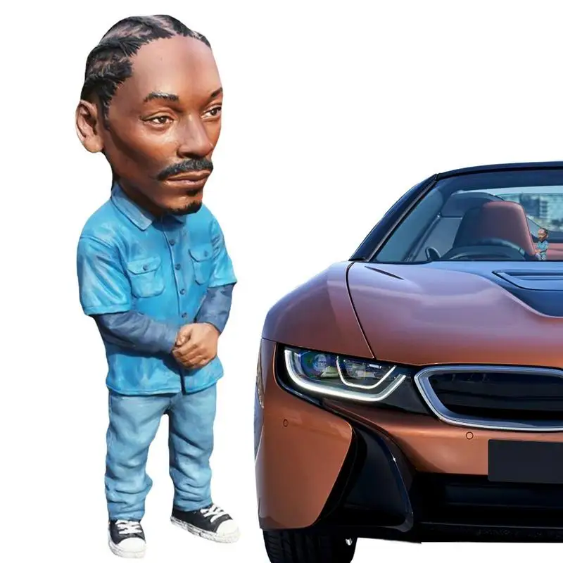 

Popular Rapper Star Figurines Rapper Resin Figurines Modern Art Crafts Handmade Desktop Ornament For Hip Hop Fans