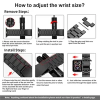 Bracelet en métal pour Apple watch 10 46mm 42mm Ultra/2 49mm 9 8 7 45mm 41mm bracelet en acier inoxydable pour iWatch 6 5 4 3 SE 44mm 40mm 6