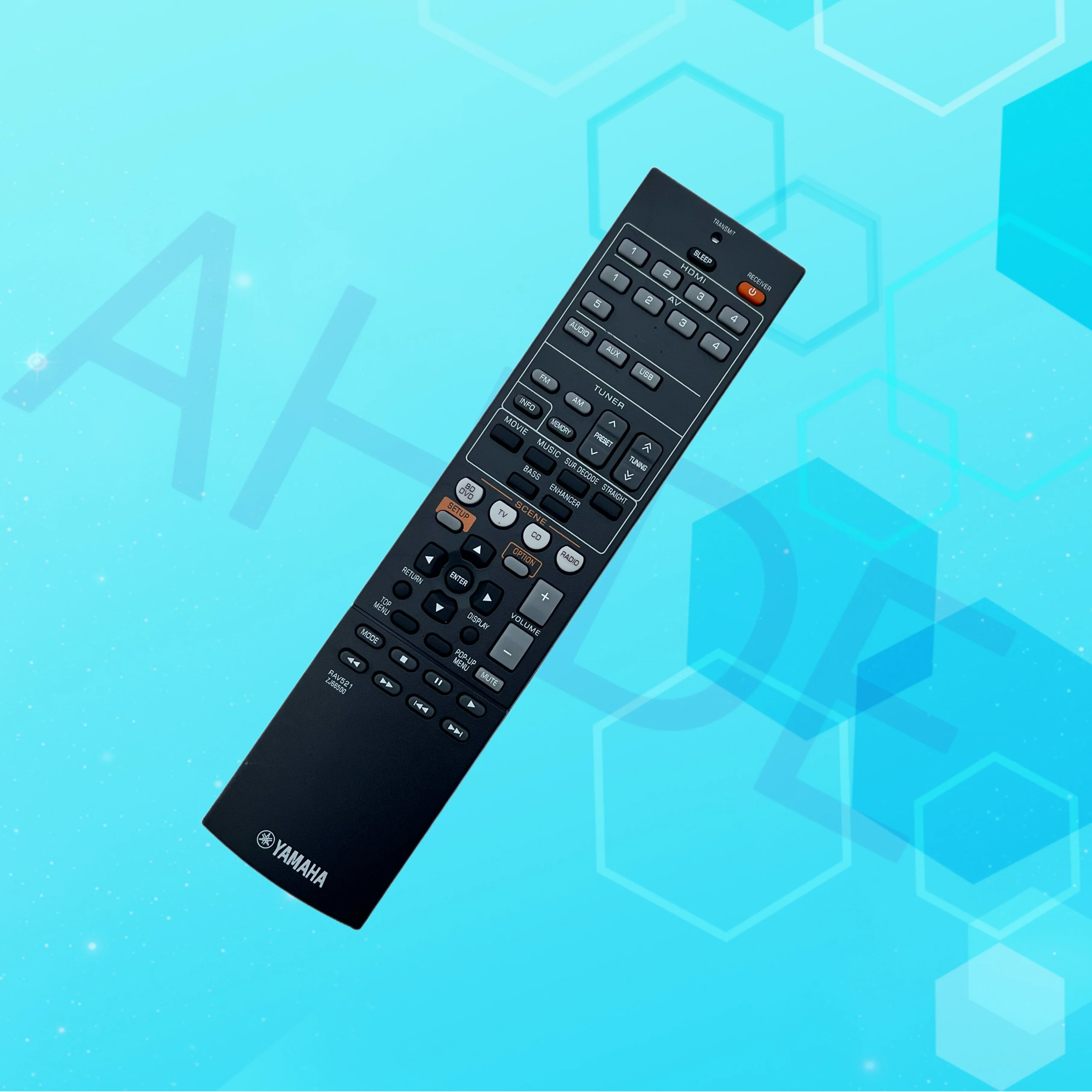 Nuovo Telecomando Per Yamaha Rav521 Audio Con Rx-V377, Rx-V373, Rx-V375, Rx-V385, Rx-V475, Htr-3067, Yht-4