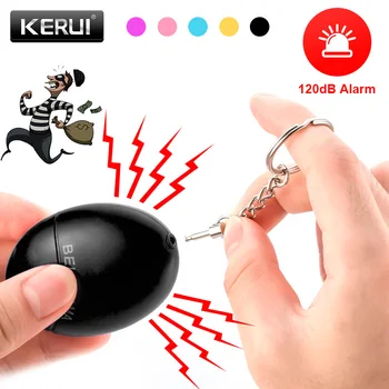 KERUI Personal Alarm for Women Defensa Personal Personal Alarm 120db Self Defense Personal Alarm Keychain for Kids Girls Elderly