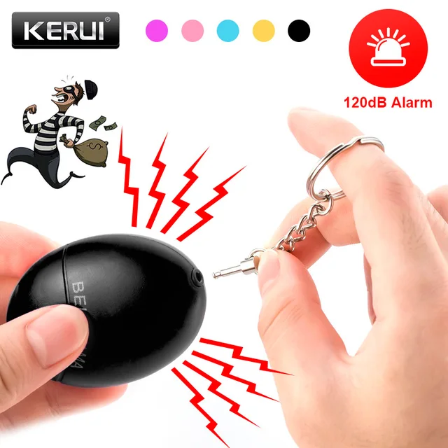 KERUI Personal Alarm for Women Defensa Personal Personal Alarm 120db Self Defense Personal Alarm Keychain for Kids Girls Elderly 1