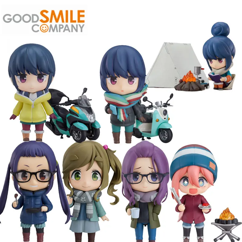 

GSC Original Nendoroid Yuru Camp Shima Rin Kagamihara Nadeshiko Inuyama Aoi Chiaki Ogaki Anime Action Figures Toys Girl Kid Gift