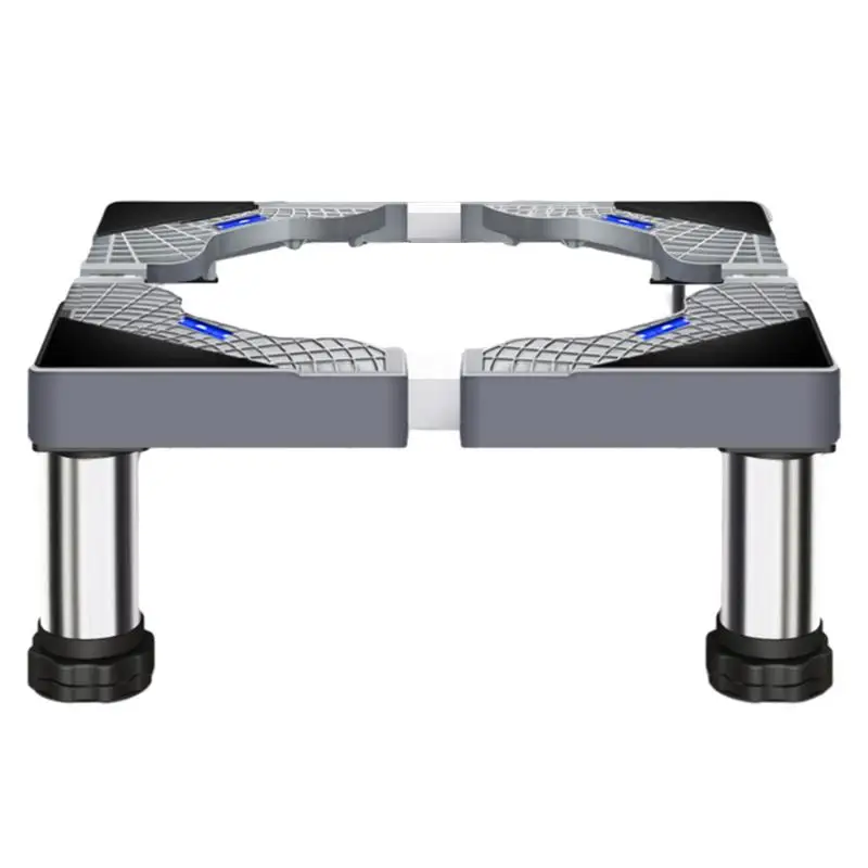 Washing Machine Pedestal Stainless Steel Dryer Stand Pedestal Fridge Stand With 4 Strong Feet Heavy Duty Laundry