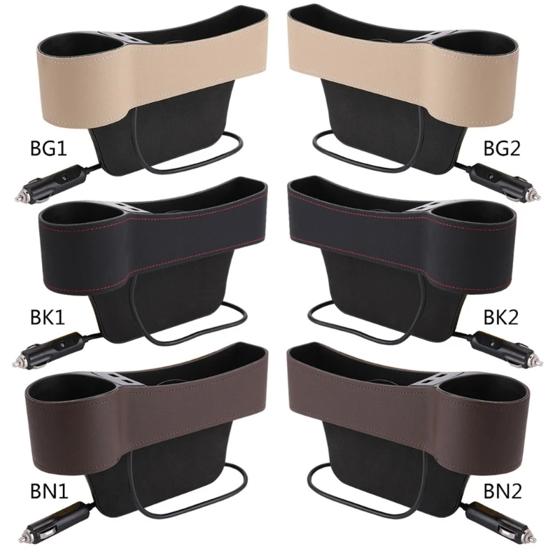 

Органайзер для наполнителя зазоров в сиденьях + две USB-зарядки + боковой карман для подстаканника