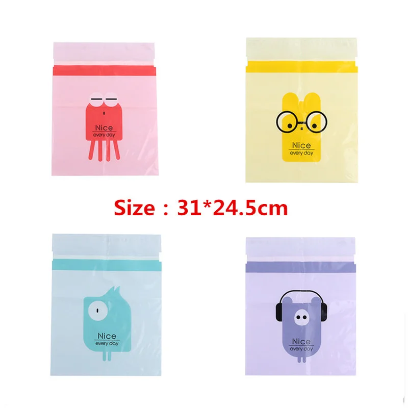 Portable Hanging Car Trash Bag Cute Cartoon Office Self-adhesive Garbage  Bags Disposable Cleaning Bags Kitchen Accessories - AliExpress