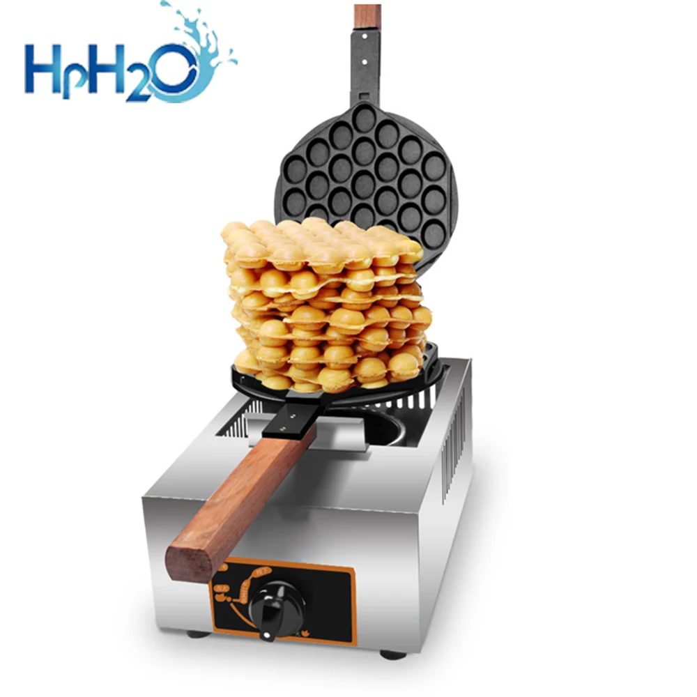 Uova A Gas Commerciali Bubble Ball Baking Waffle Maker Eggettes Bubblehong Kong Egg Waffle Maker Forno In Ferro