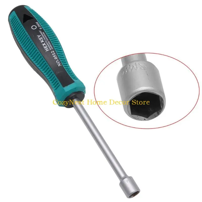 92MF 홈 장식 소켓 드라이버 렌치 헥스 너트 키트 리버 핸드 도구 5.5mm 부품