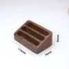 Creative Wood Card Holder Office Business Card Storage Cas 5