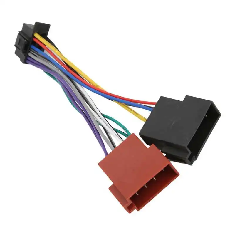 ISO Radio Harness Adapter Radio ISO Harness Connector Easy Install Stereo Replacement