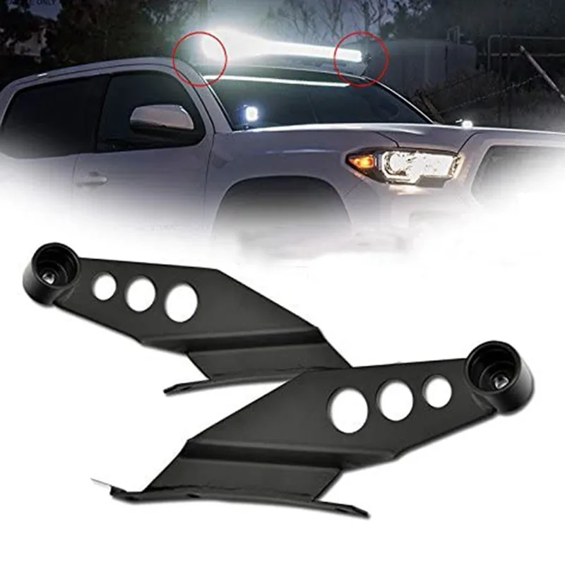 Car accessories 50 inch Straight LED Work Light Bar Roof Upper Windshield Mount Bracket for Toyota Tacoma 2005-2015