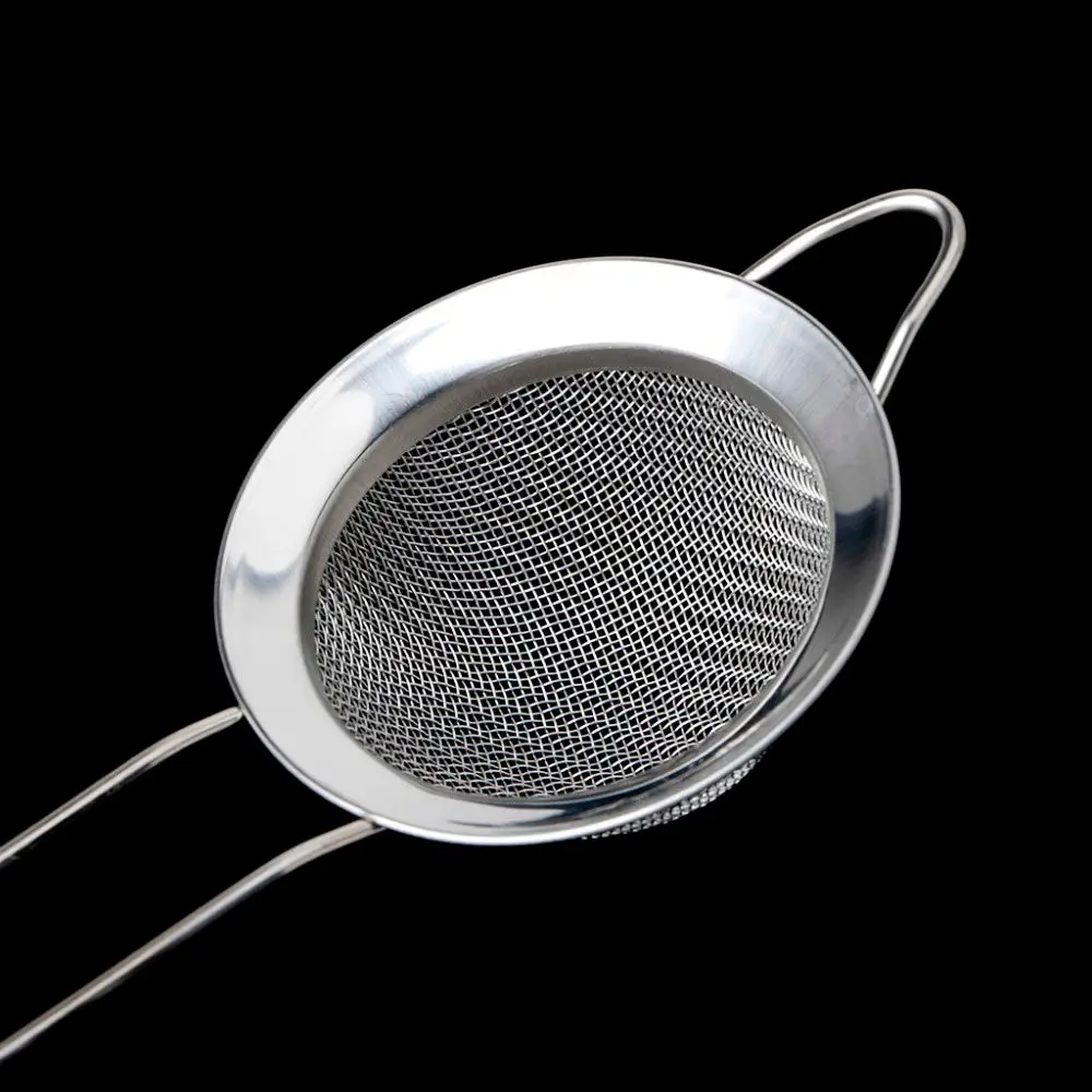 Kitchen Stainless Steel Flour Tea Strainer Mesh Colander Sieve Filter Sifter DIY Tools Diameter 7 8 10 12 14 16 18 20 22cm tea infuser tea strainer tea filter powder sifter flour strainer