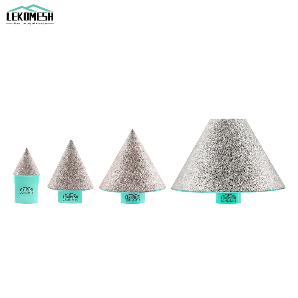 

1pc Diamond Dia 20/35/50/82mm M14 0r 5/8-11 Thread Chamfer Bits Milling Tile Porcelain Ceramic Marble Granite Holes Trimming