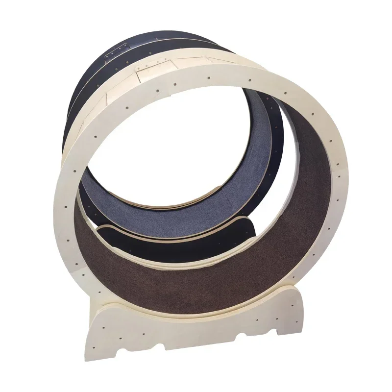 Exercise Running Wheel Cat Climbing Frame Wooden Fiberboard Cat Treadmill