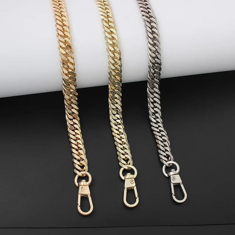 60/100cm Silver Gold 10mm Metal Chains Shoulder Straps for Small