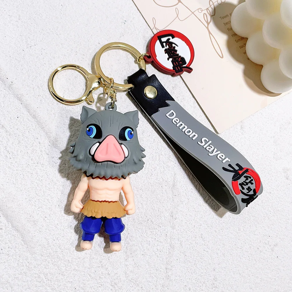 Demon Slayer Figure Action Keychain Kamado Tanjirou Nezuko