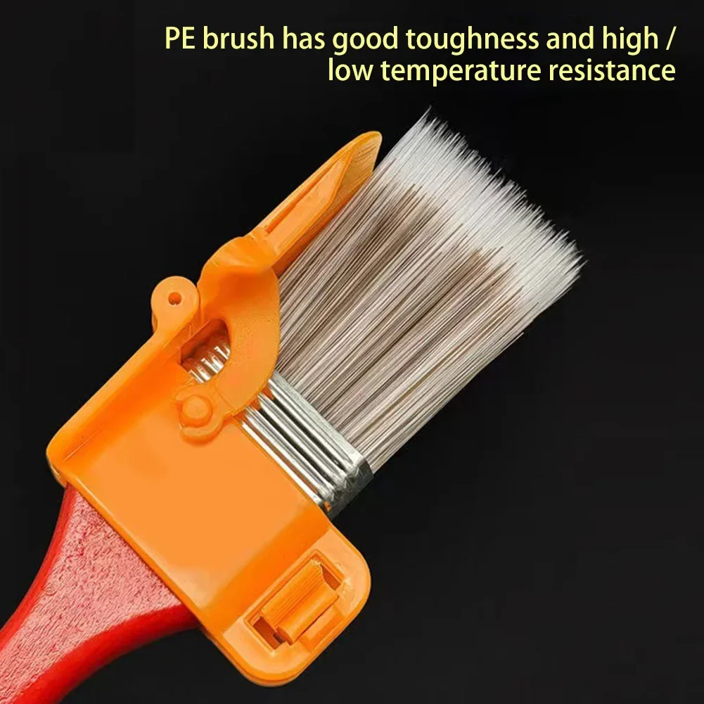 Professional Edger Paint Brush Tool, Multifunctional for Home, Wall, Room Detail Roller Brush, Clean Edger, 1Set