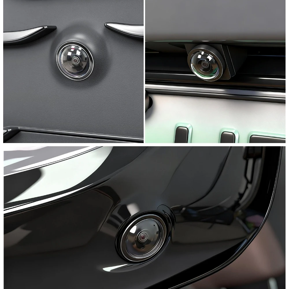 Car Camera Lens Protective Cover, 360° View Scratch-Resistant Guard