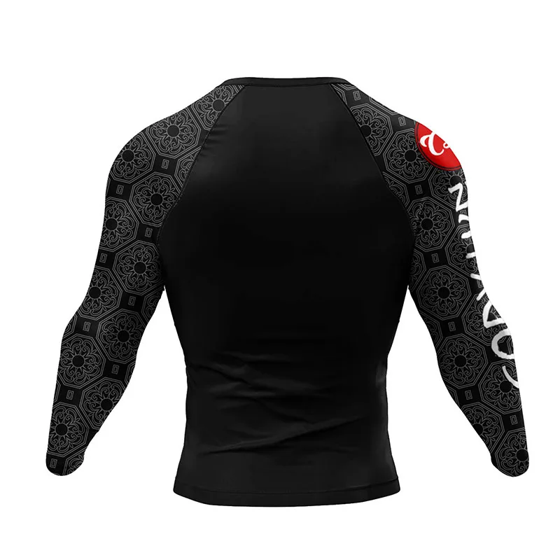 New Men Sport MMA Rashguard Jiu Jitsu T-shirts+Pants Sets UCF BJJ Boxing Jerseys Suit Gym Rash Guard Fightwear Sportsuit Boxeo