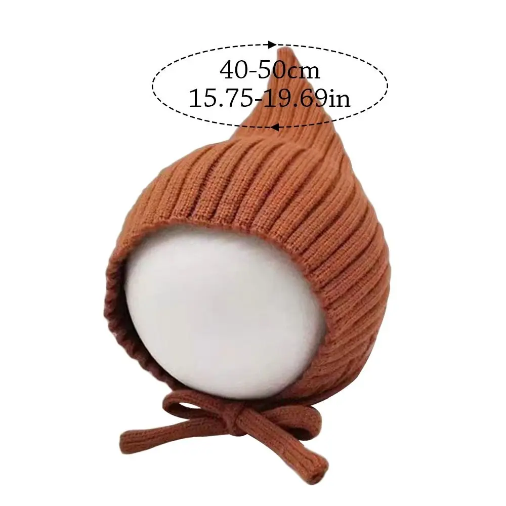 Polyester Knitted Baby Hat Warm Beanie for 0-2 Years Old