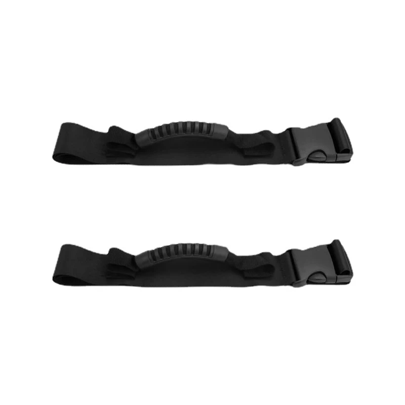 Moving Straps Cargo Strap Carry Strap Handle Black Adjustable Luggage Strap Secure Lifting Carrying Heavy Boxes Groceries Luggage Belt Rope
