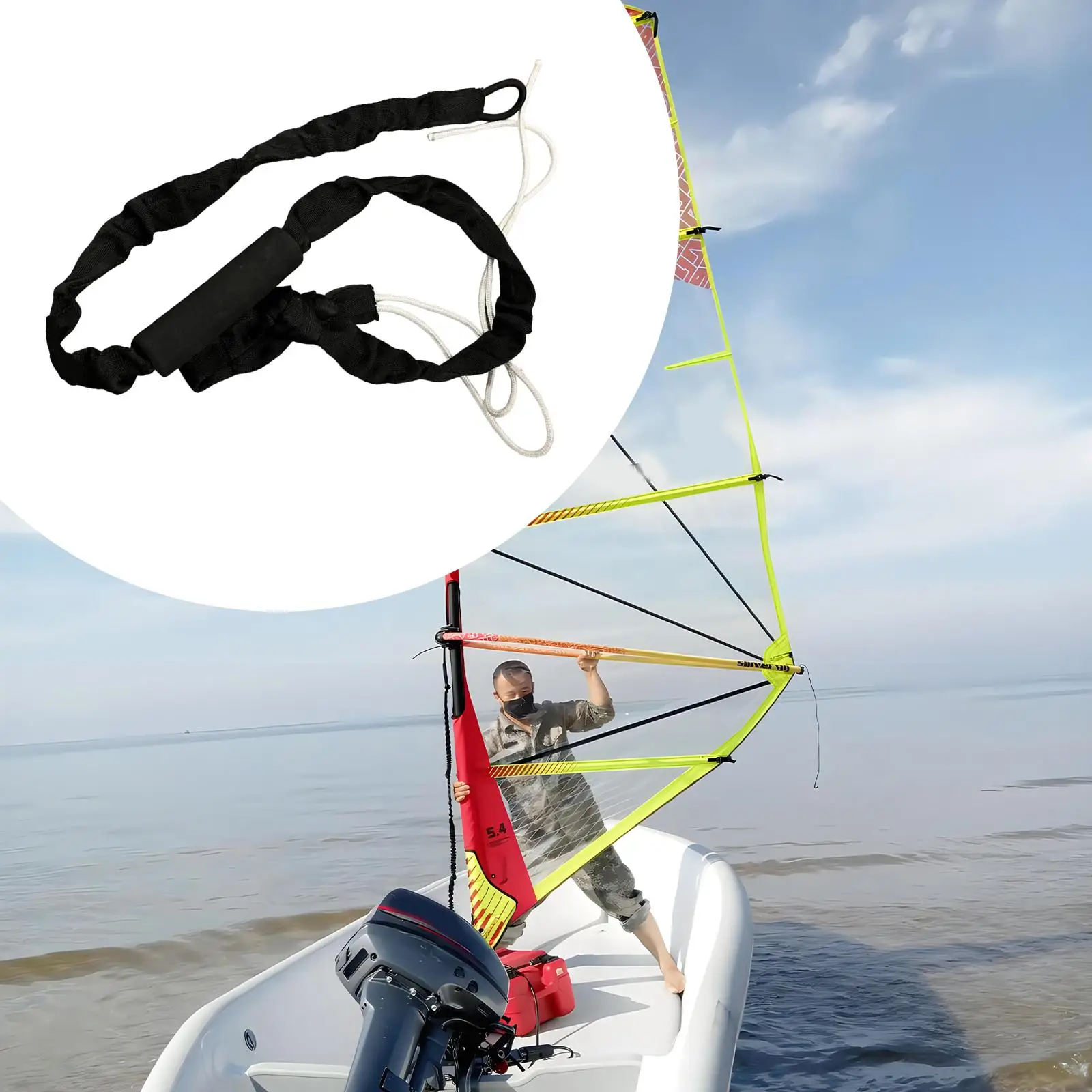 Surfboard Sailing Rope Wear Resistant Portable Surfing Windsurfing Rope