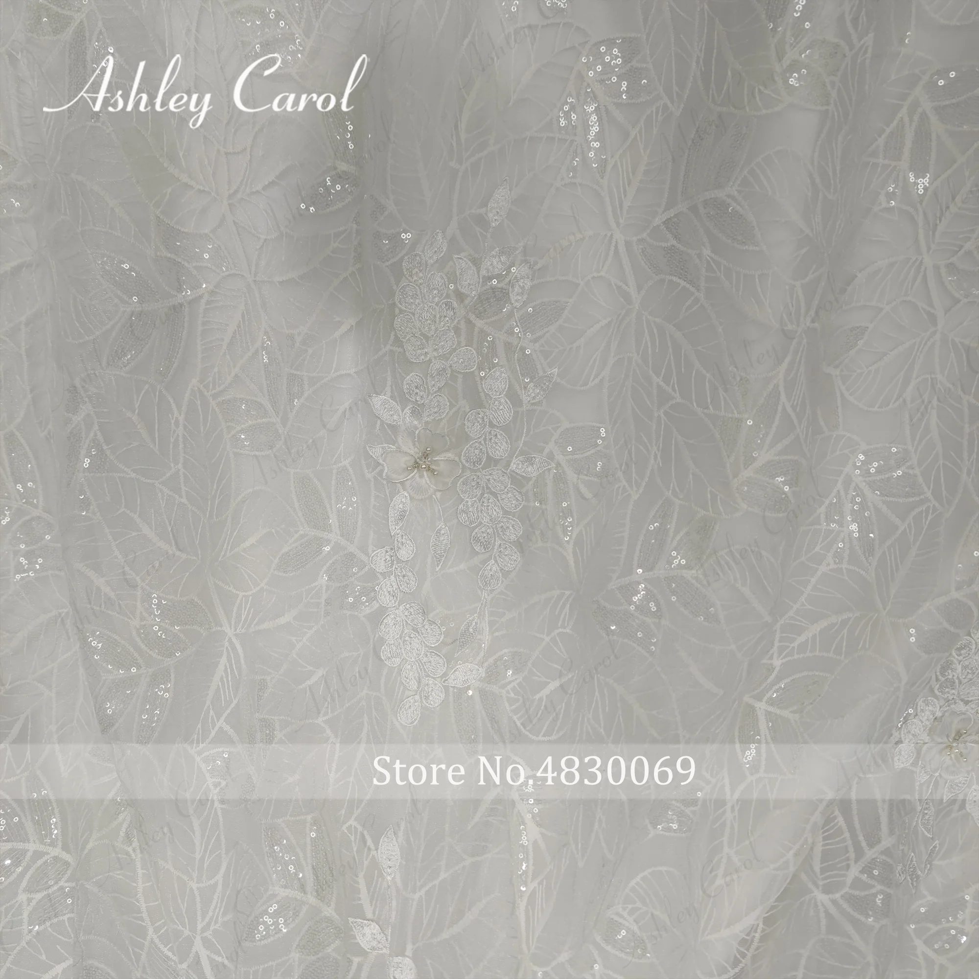 Ashley Carol Mermaid Wedding Dress 2023 Beading Crystal Appliques Spaghetti Straps Backless Long Train Wedding Gown Real photos 6