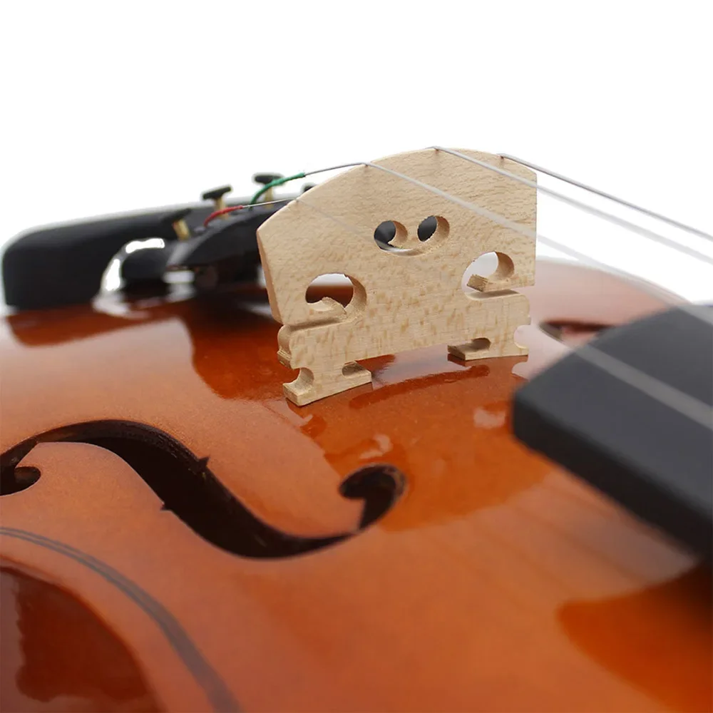 Natural Solid Wood Acoustic Fiddle with Carrying Case Bow Beginner Musical Instrument Gifts 1/8 1/4 1/2 3/4 4/4 acoustic violin violin accessories
