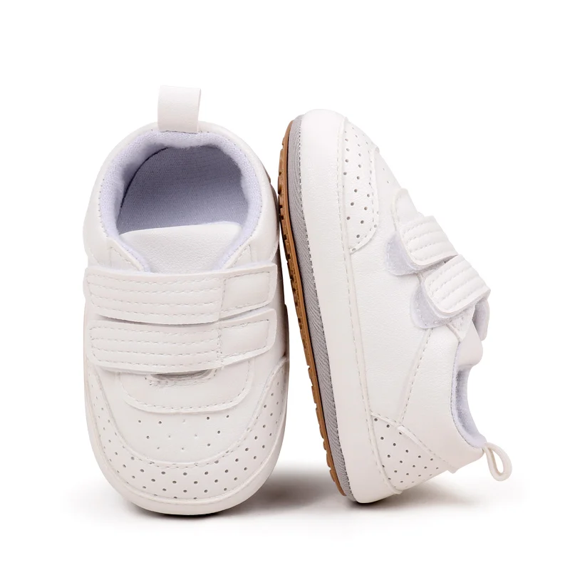 Spring and Autumn Baby Girls and Boys Casual Shoes Fashion Design Three Colors TPR Sole Anti Slip Newborn Toddler Shoes BSK4194 6