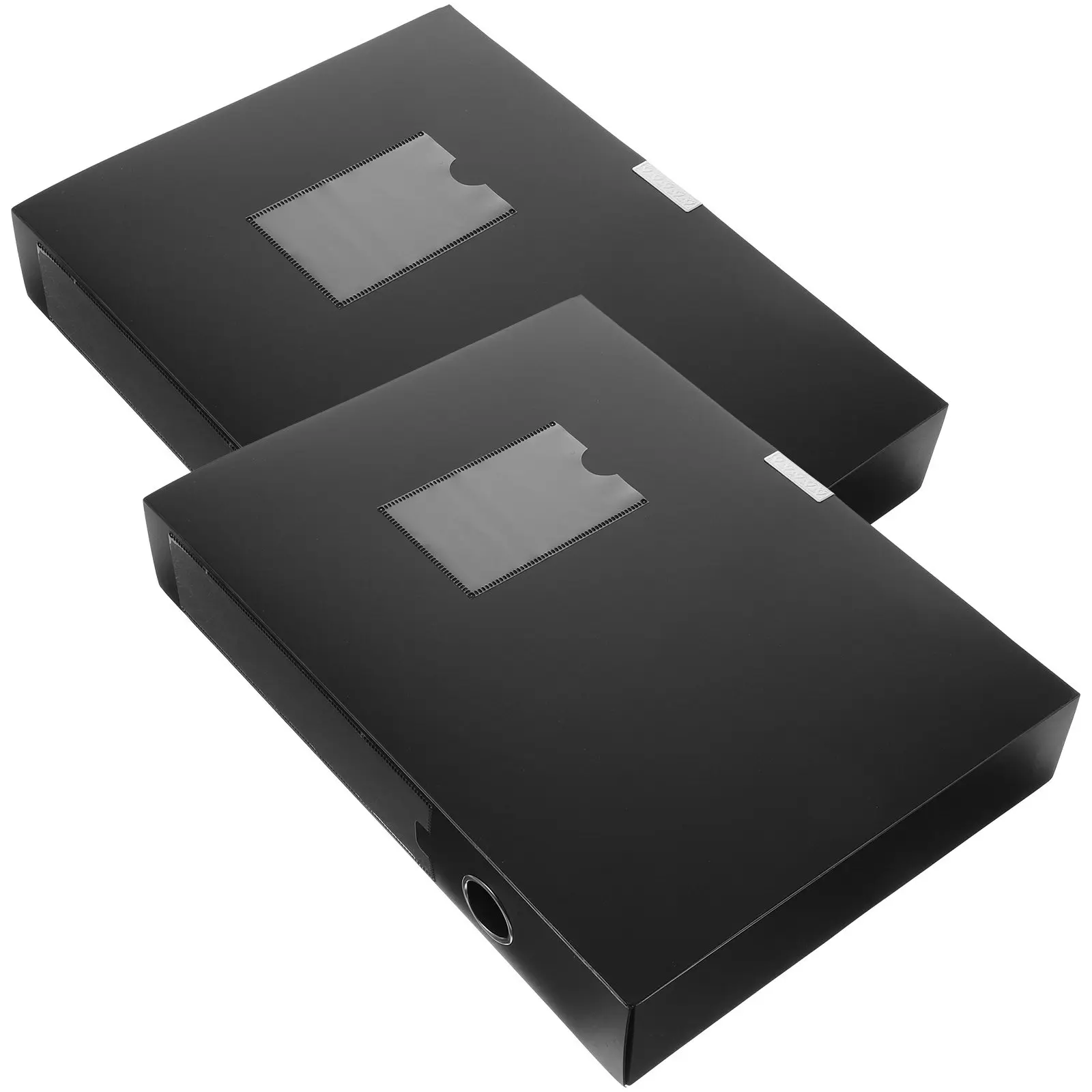 2Pcs 데스크탑 파일 주최자 다기능 내마모성 사무실 책상 주최자 연구용 대용량 종이 보관 상자