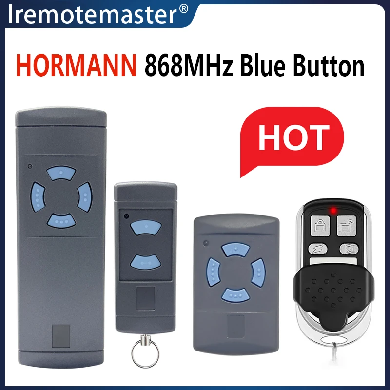 Clone HORMANN Remote Control 868 HSM2 HSM4 868mhz for Garage Gate Door HS1 HS2 HS4 HSE2 HSE4 868.3MHz Hand Transmitter