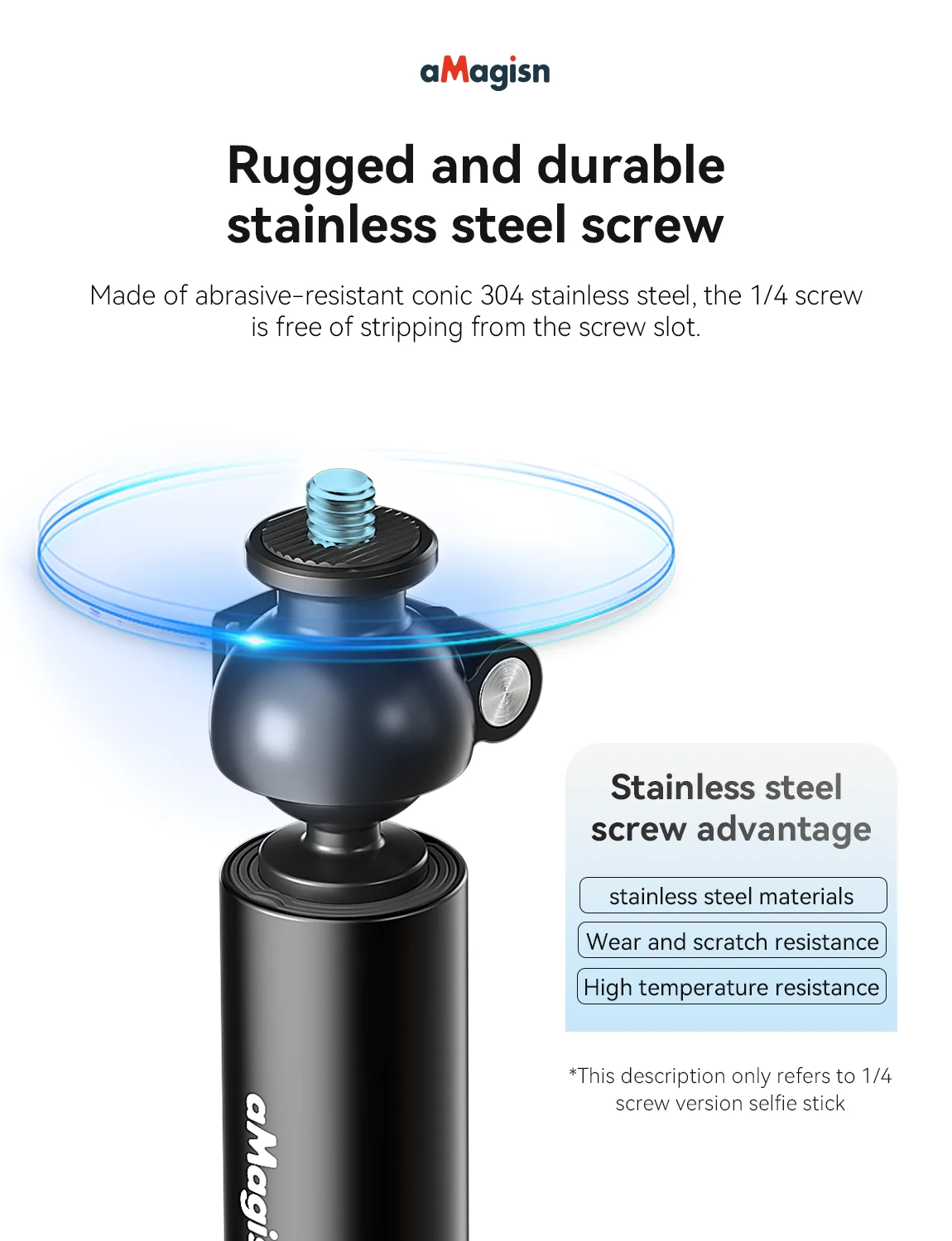 aMagisn Extendable Selfie Stick 70CM 120CM with 360&deg; Ball Head for Insta360 Ace Pro 2 X4 X3 Gopro Hero 13 12 DJI Action 5 pro selfie stick tripod selfie stick sports camera selfie stick cell phone selfie stick smartphone selfie stick