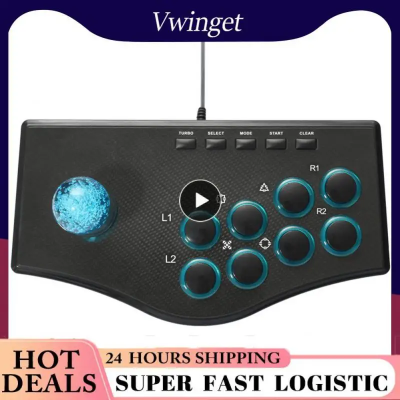 Arcade Fight Stick Street Fighting Joystick Controller Gamepad Per Ps3 / Pc / Android, Usb Pc Street Fighter Arcade Game