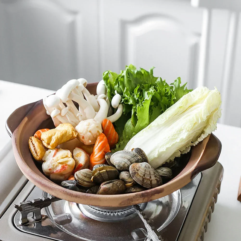 18cm 20cm Ceramic Casserole Pot Cooking Casserole Clay Stew Stew Pots Earthenware Pot Kitchen Cookware Kitchenware