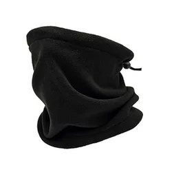 Cozy Winter Fleece Neck Warmer Tube Scarf and Half Mask (B)