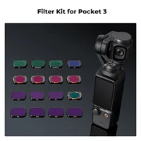 K&F CONCEPT Magnetic Lens Filter for DJI Osmo Pocket 4 3 Adjustable ND2-32 ND32-512 UV CPL ND/PL Black-Mist 1/4 Optional Filters 4
