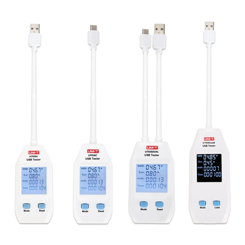 

USB-тестер Цифровой ЖК-дисплей Вольтметр Амперметр Детектор USB-тестер емкости