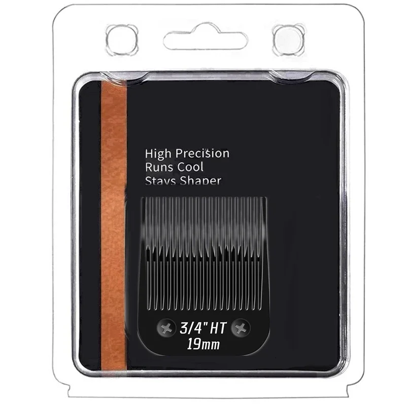 3/4"HT Detachable Pet Grooming Ceramic Blade Compatible with most Andis/Oster A5/Wahl KM Series Dog Clippers， Size 19mm