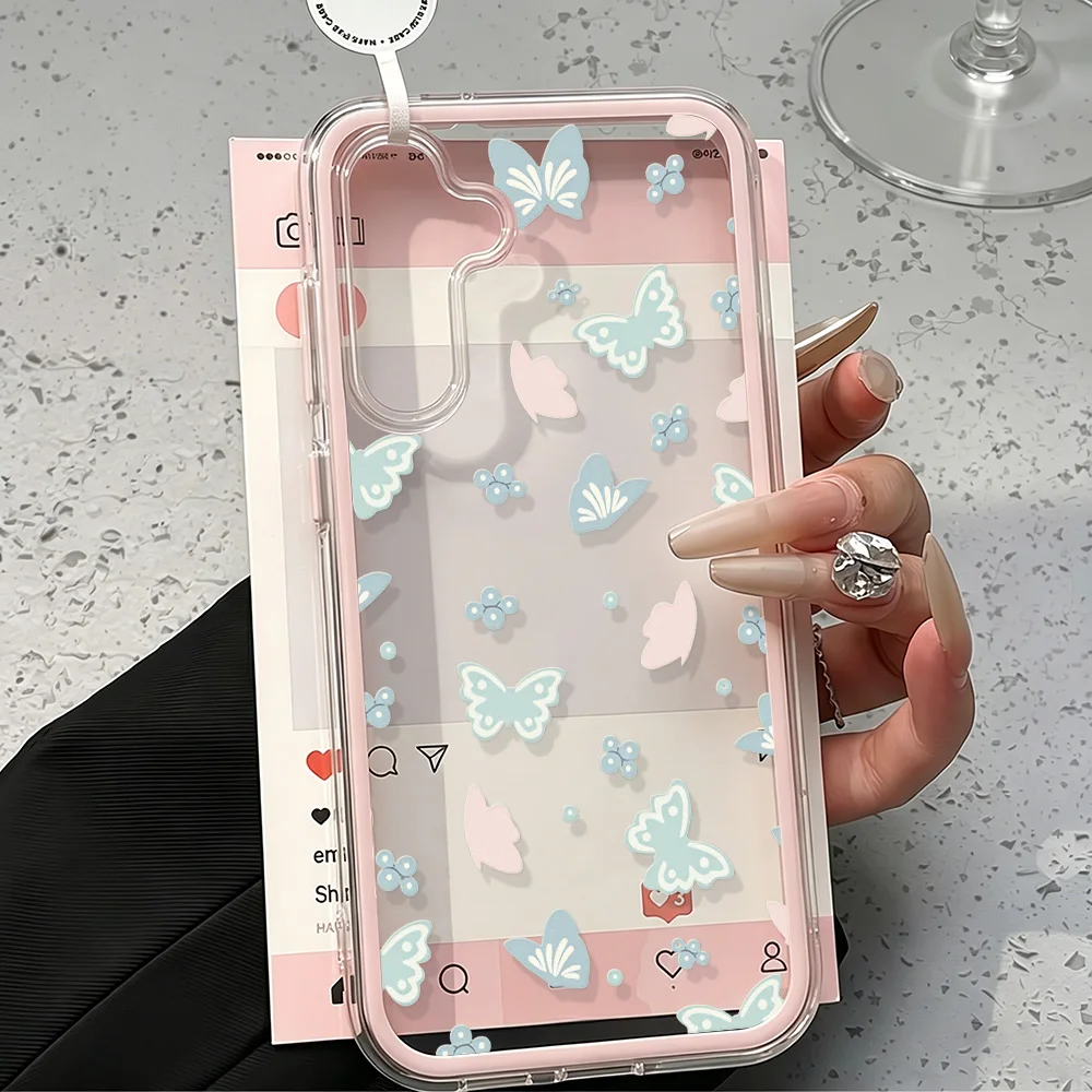Elegant Black Butterfly Phone Case - Stylish Protective Cover