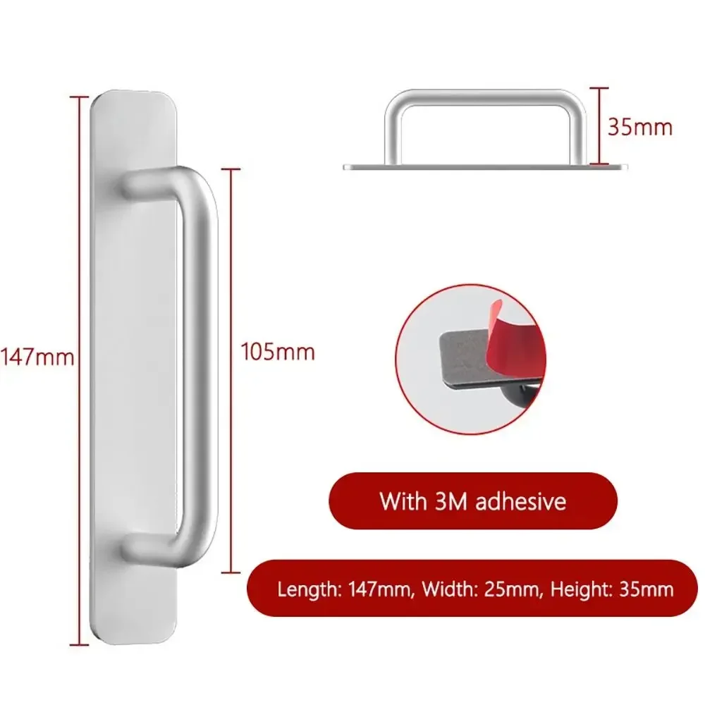 Self-Stick Cabinet Drawer Handles 5.8 inch